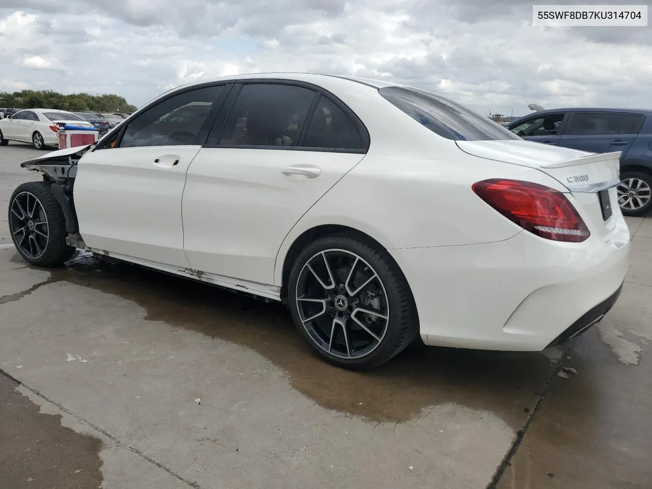 2019 Mercedes-Benz C 300 VIN: 55SWF8DB7KU314704 Lot: 78201874