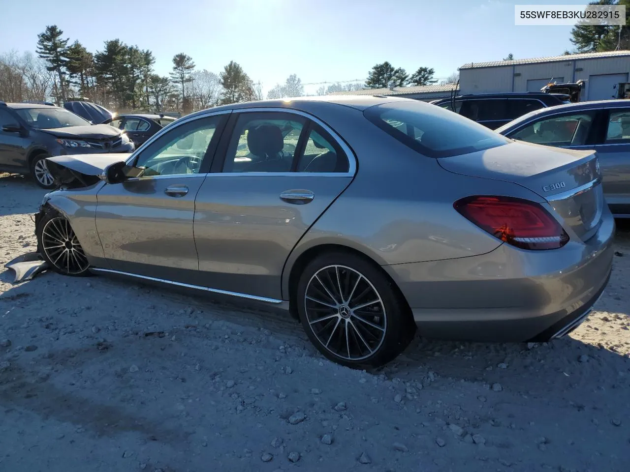 2019 Mercedes-Benz C 300 4Matic VIN: 55SWF8EB3KU282915 Lot: 79291174