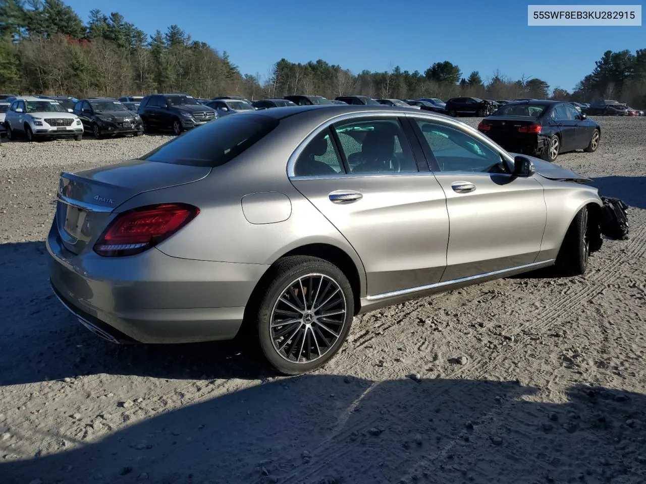 2019 Mercedes-Benz C 300 4Matic VIN: 55SWF8EB3KU282915 Lot: 79291174