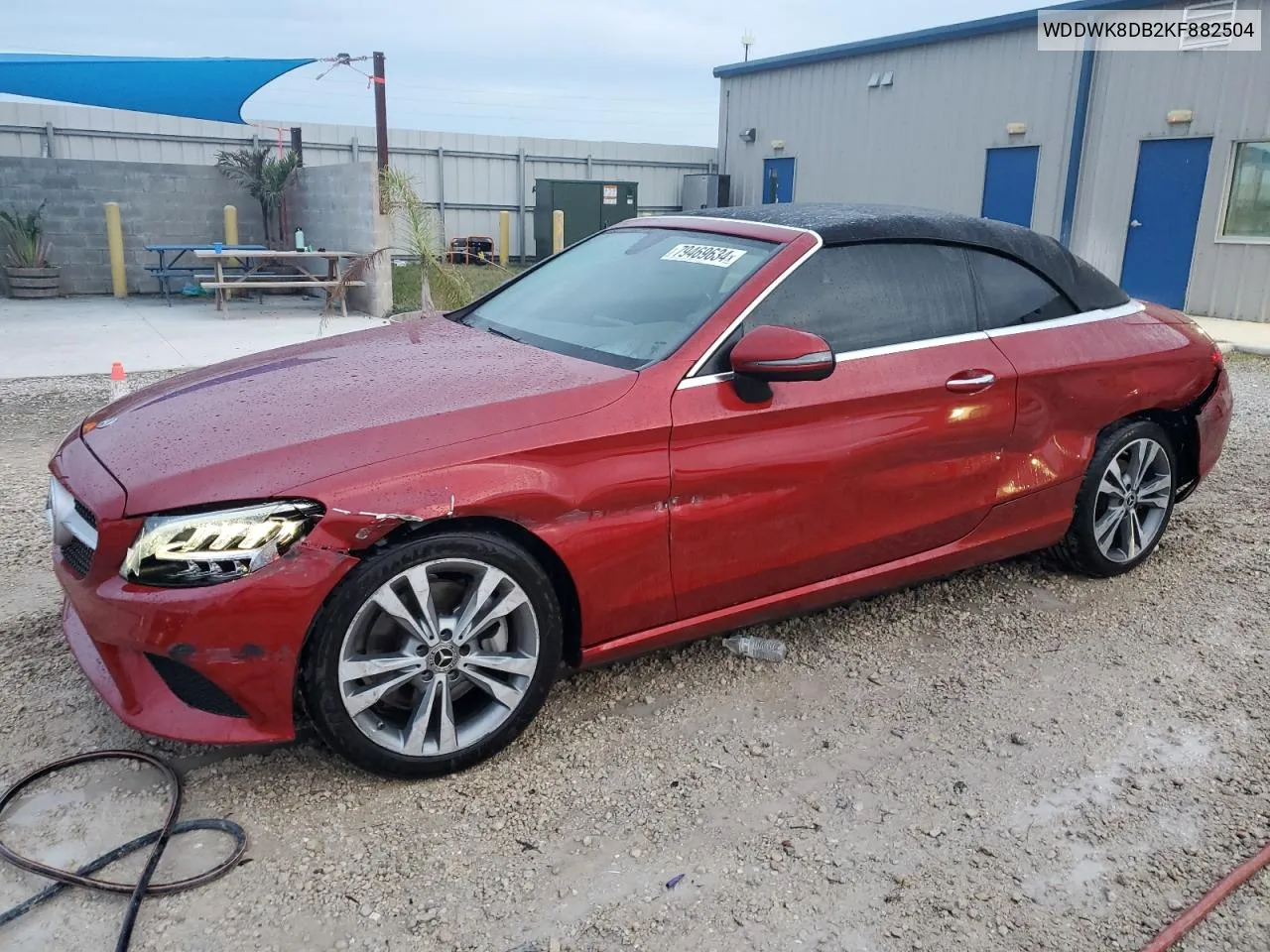 2019 Mercedes-Benz C 300 VIN: WDDWK8DB2KF882504 Lot: 79469634