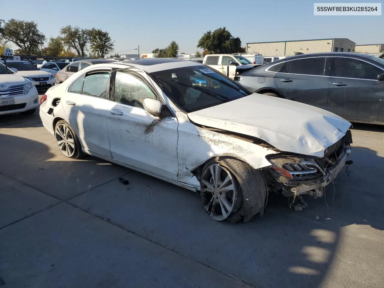 2019 Mercedes-Benz C 300 4Matic VIN: 55SWF8EB3KU285264 Lot: 79962174