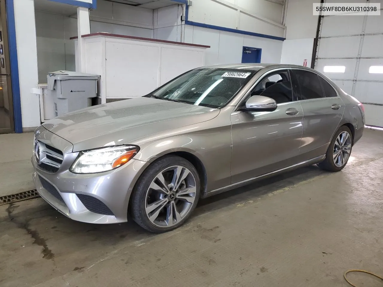 2019 Mercedes-Benz C 300 VIN: 55SWF8DB6KU310398 Lot: 79962964