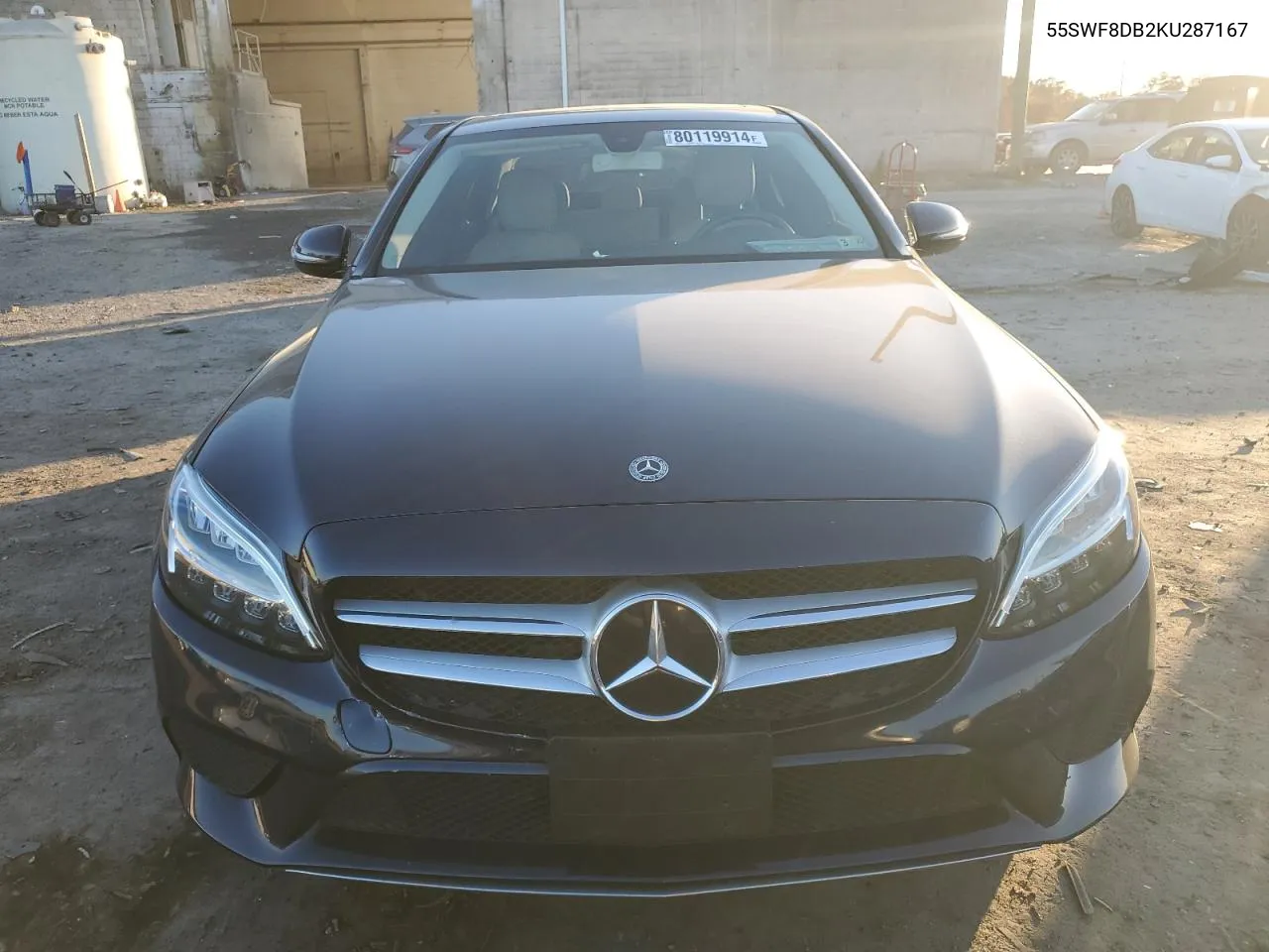 2019 Mercedes-Benz C 300 VIN: 55SWF8DB2KU287167 Lot: 80119914