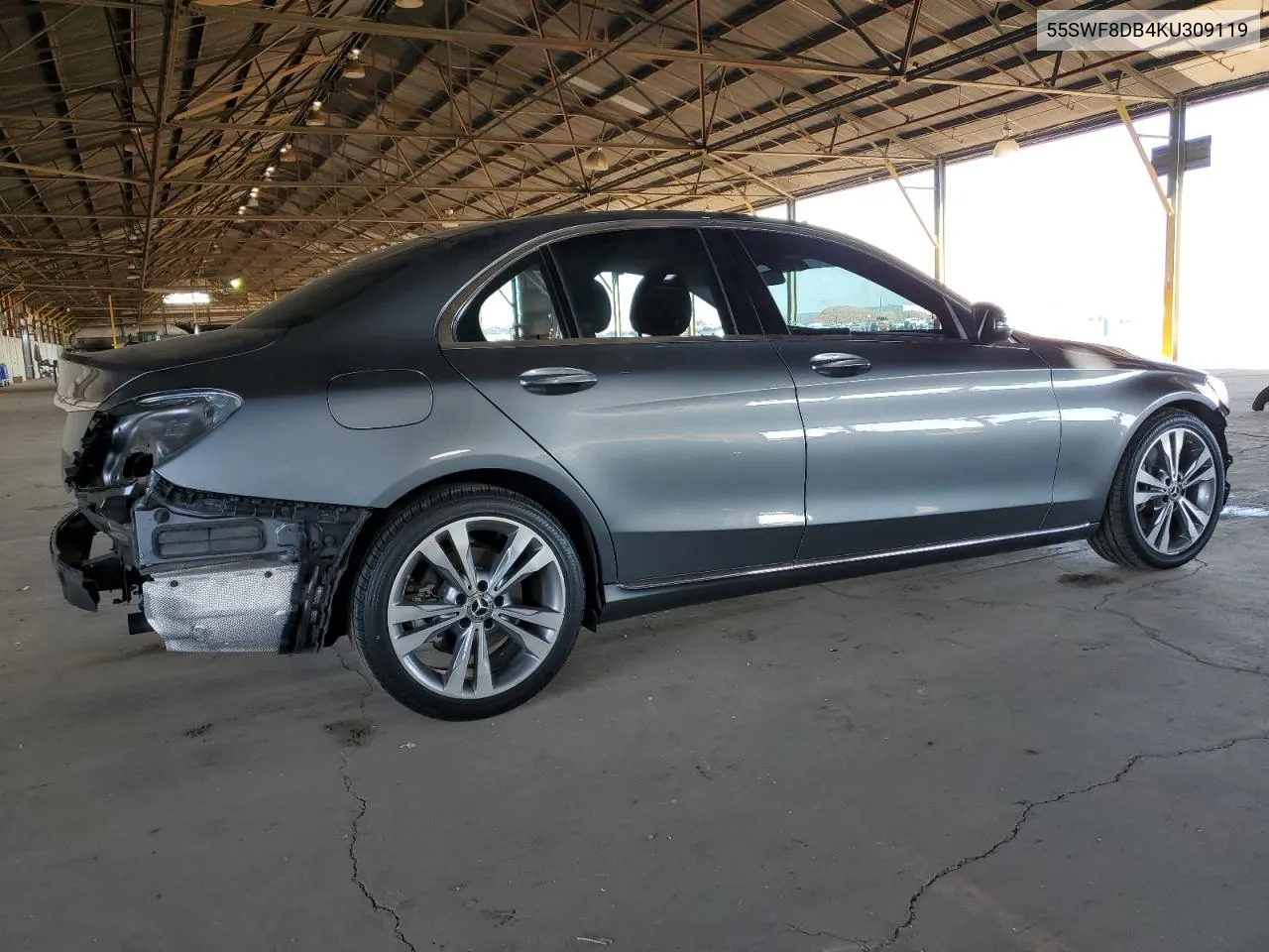 2019 Mercedes-Benz C 300 VIN: 55SWF8DB4KU309119 Lot: 81105364