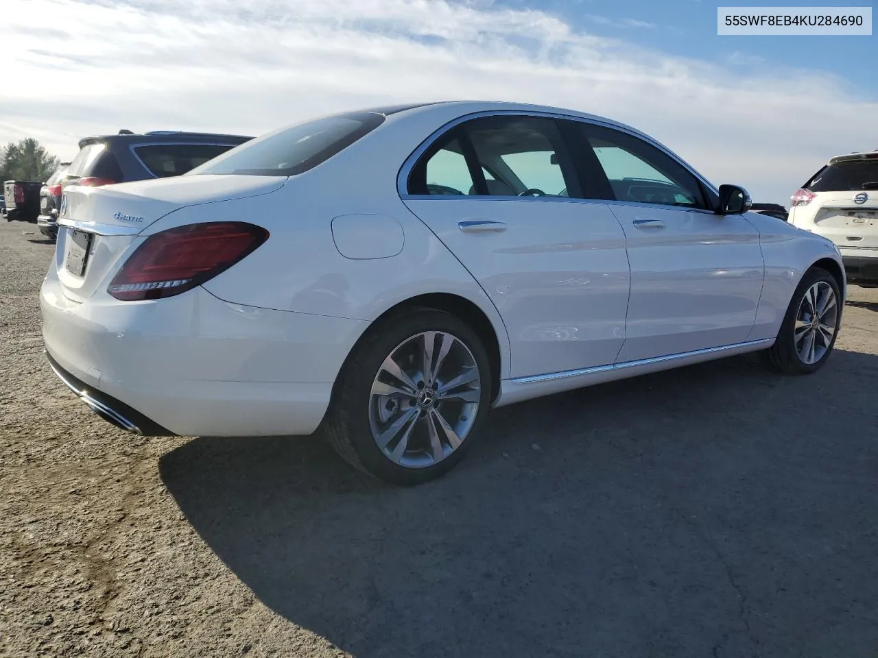 2019 Mercedes-Benz C 300 4Matic VIN: 55SWF8EB4KU284690 Lot: 81169484