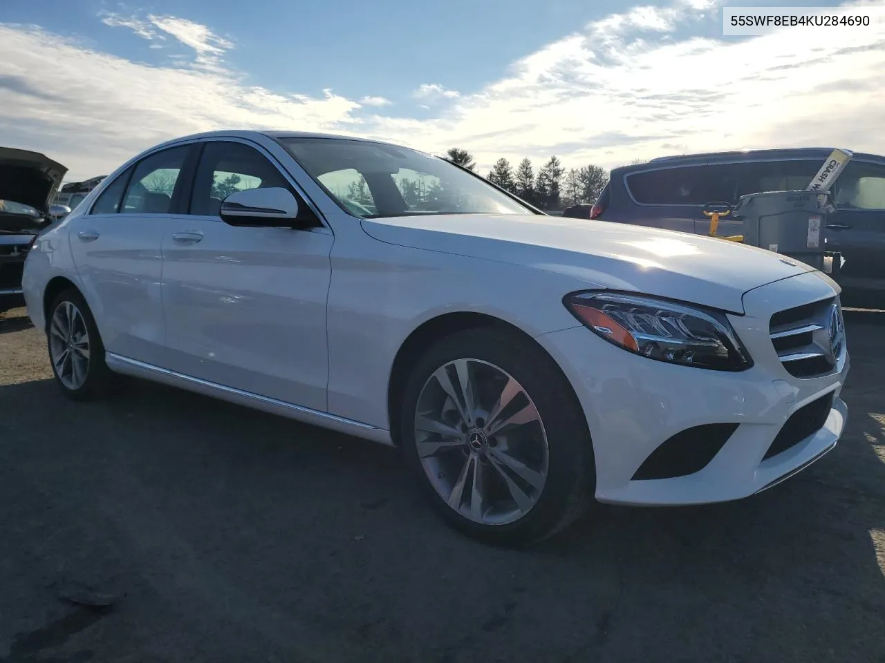 2019 Mercedes-Benz C 300 4Matic VIN: 55SWF8EB4KU284690 Lot: 81169484