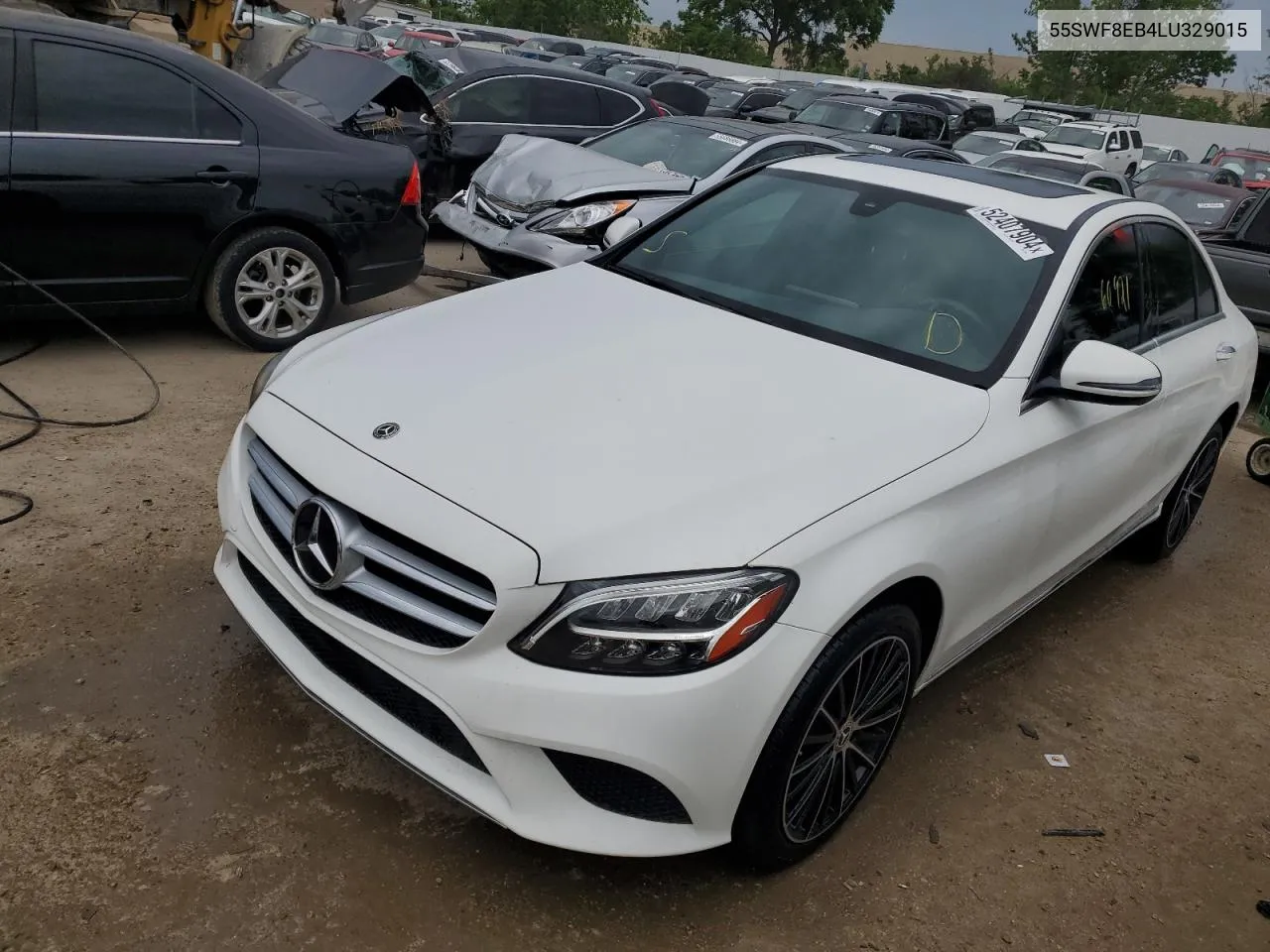 2020 Mercedes-Benz C 300 4Matic VIN: 55SWF8EB4LU329015 Lot: 52407904