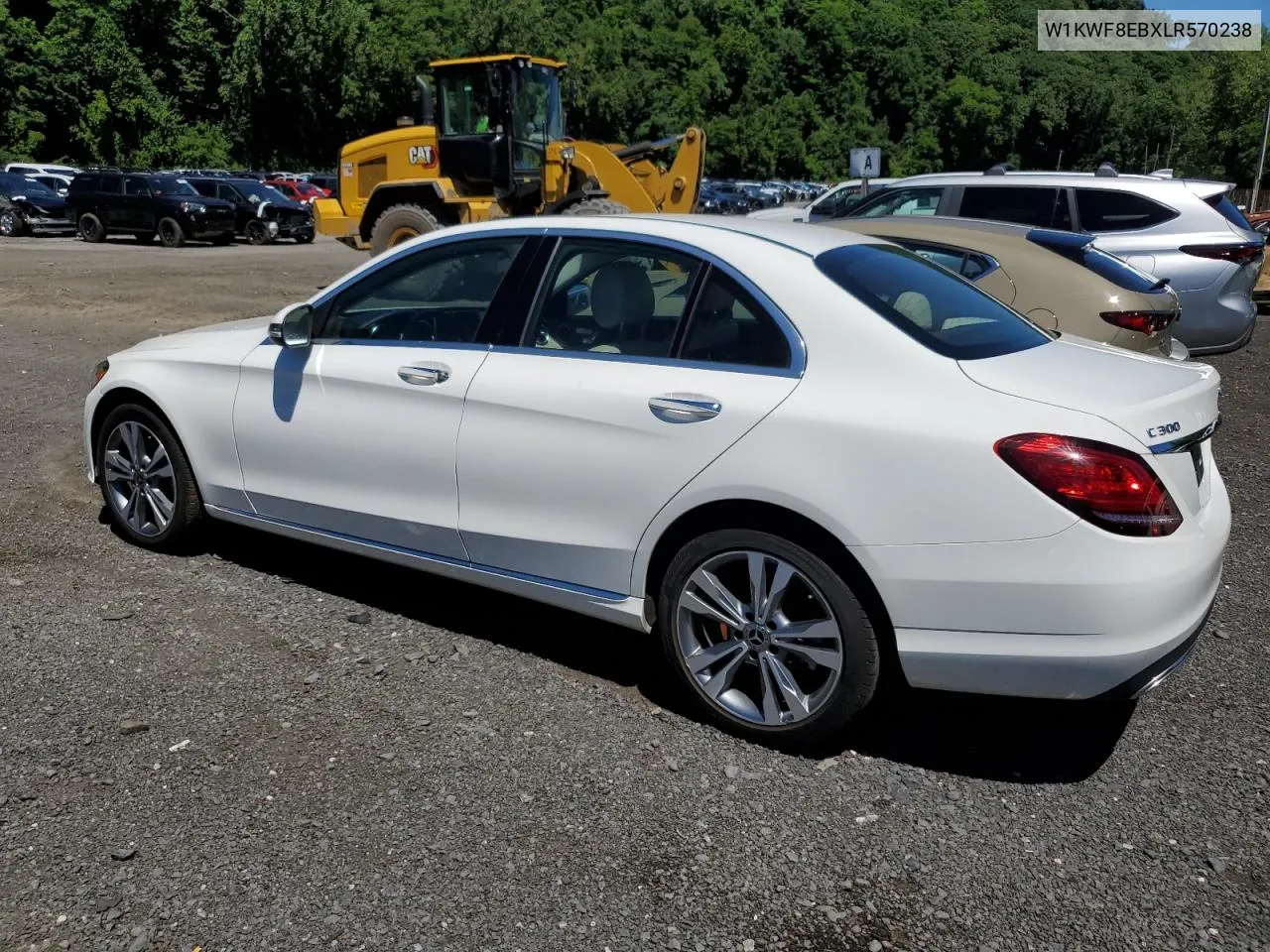 2020 Mercedes-Benz C 300 4Matic VIN: W1KWF8EBXLR570238 Lot: 61260174