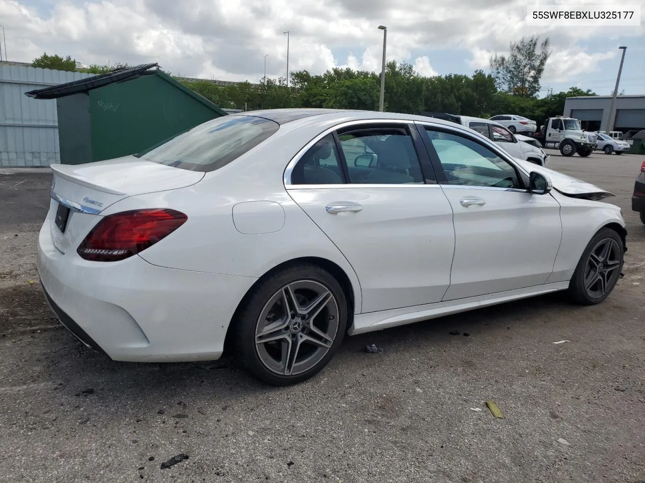 2020 Mercedes-Benz C 300 4Matic VIN: 55SWF8EBXLU325177 Lot: 61712654