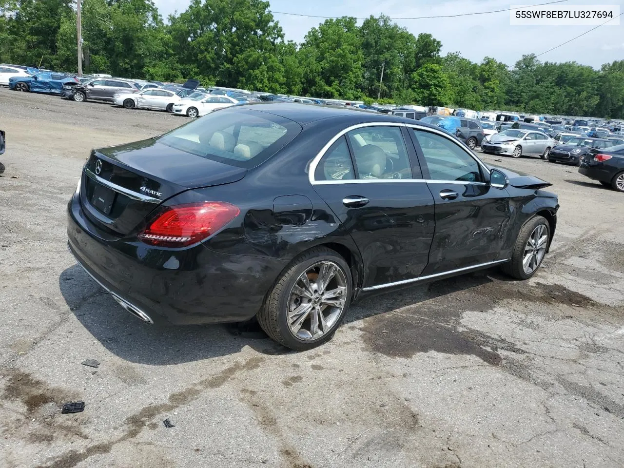 2020 Mercedes-Benz C 300 4Matic VIN: 55SWF8EB7LU327694 Lot: 62337354