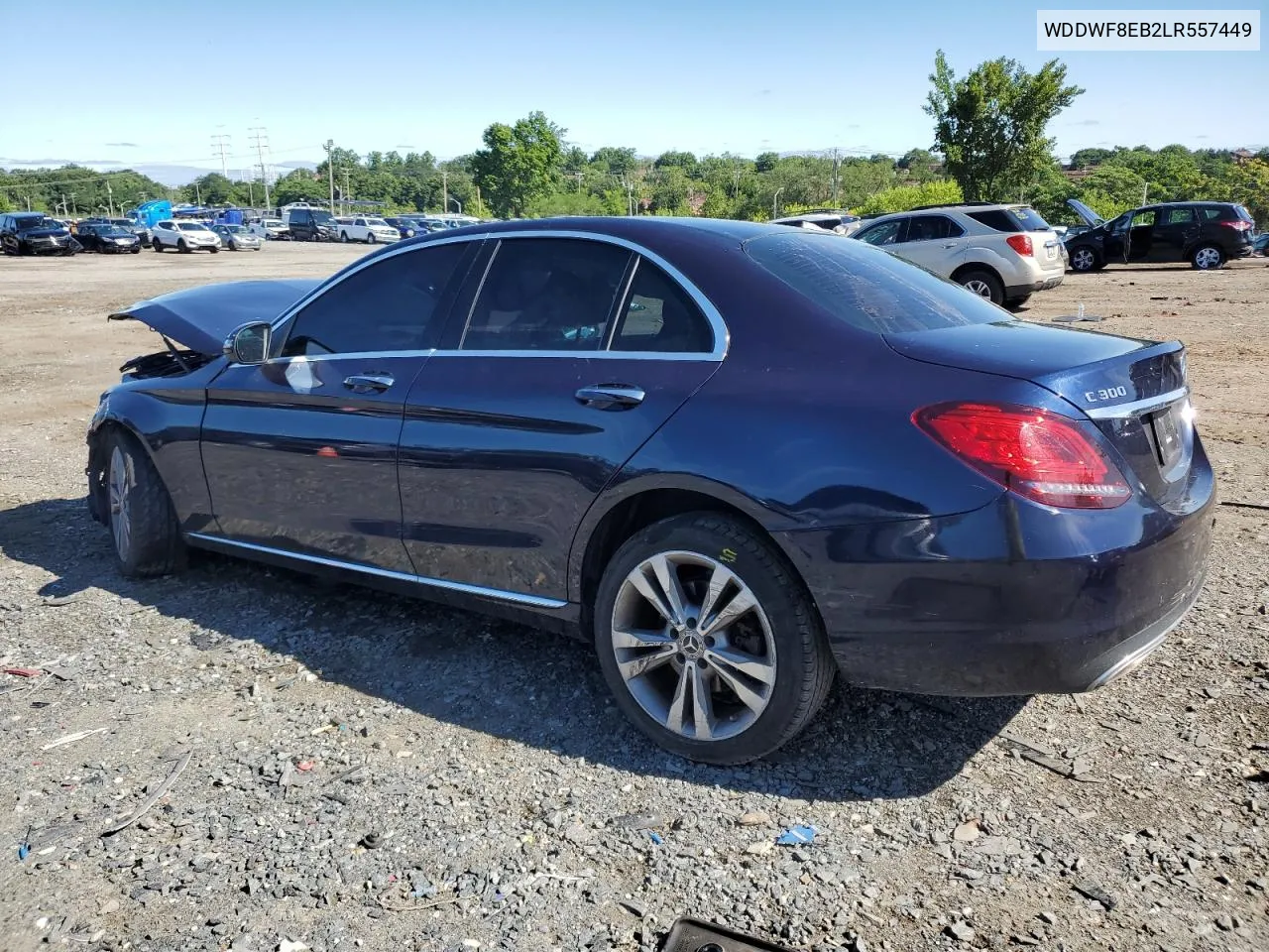 2020 Mercedes-Benz C 300 4Matic VIN: WDDWF8EB2LR557449 Lot: 62351274