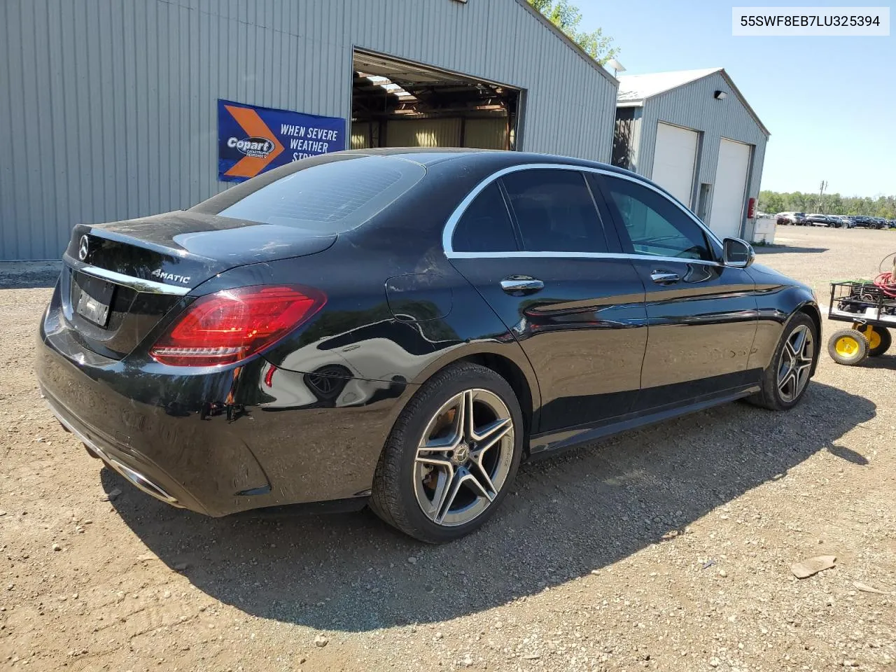 2020 Mercedes-Benz C 300 4Matic VIN: 55SWF8EB7LU325394 Lot: 64009334