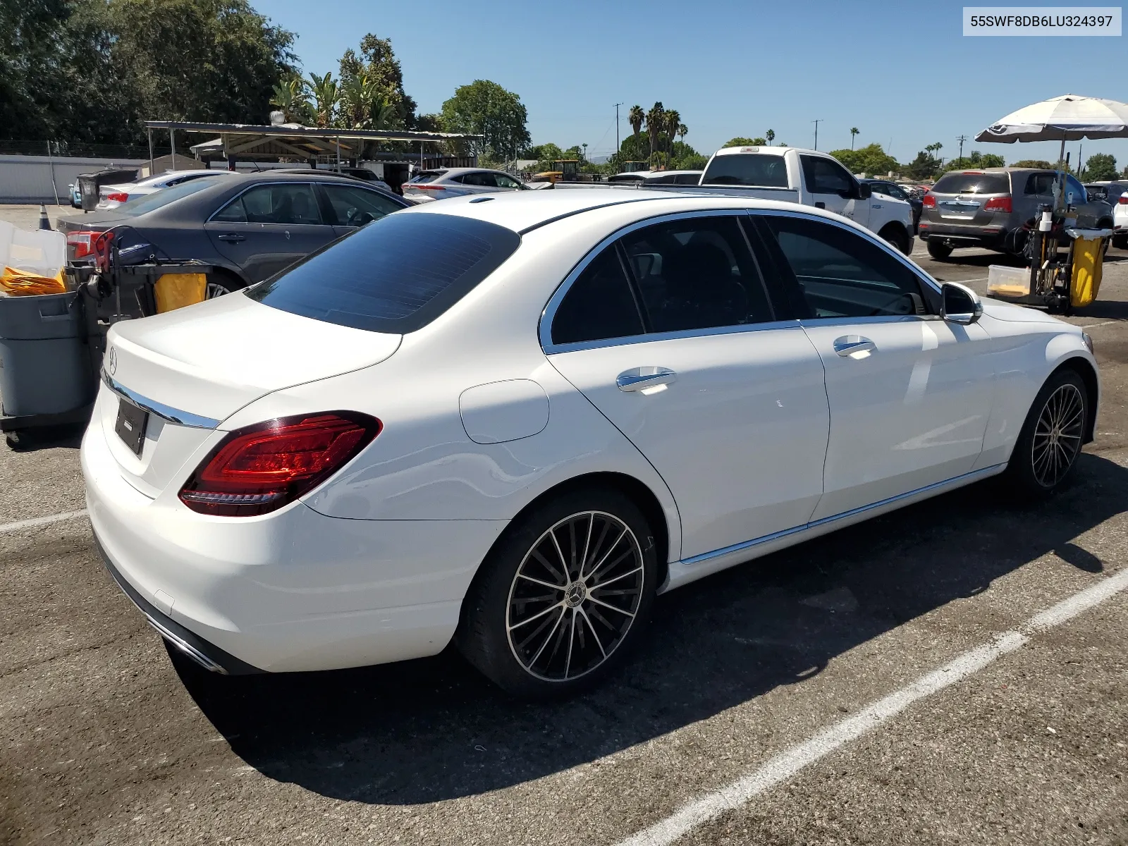 2020 Mercedes-Benz C 300 VIN: 55SWF8DB6LU324397 Lot: 67838094