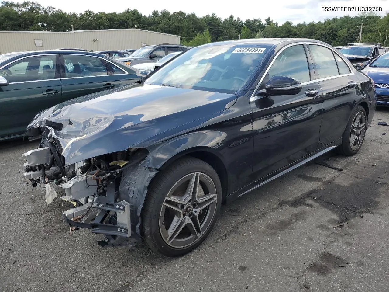 2020 Mercedes-Benz C 300 4Matic VIN: 55SWF8EB2LU332768 Lot: 68284394