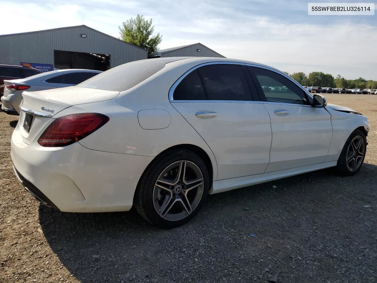 2020 Mercedes-Benz C 300 4Matic VIN: 55SWF8EB2LU326114 Lot: 68482294