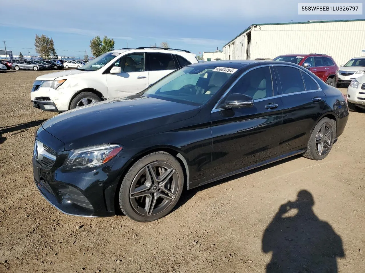 2020 Mercedes-Benz C 300 4Matic VIN: 55SWF8EB1LU326797 Lot: 69604294