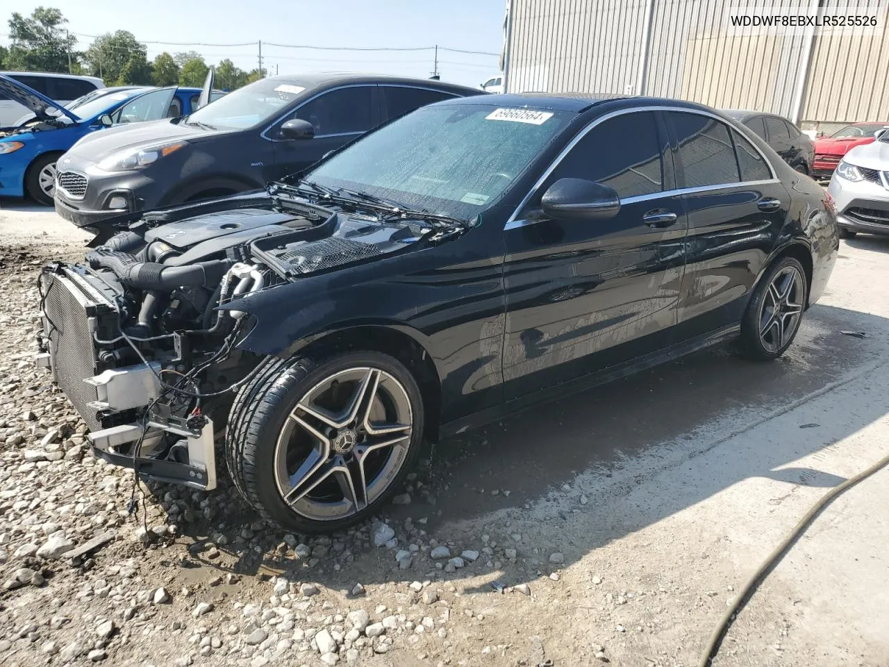 2020 Mercedes-Benz C 300 4Matic VIN: WDDWF8EBXLR525526 Lot: 69660564