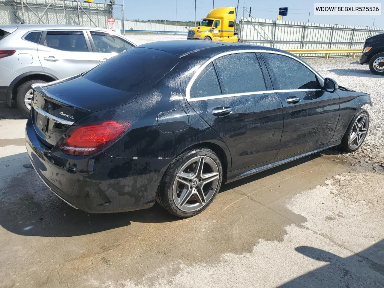 2020 Mercedes-Benz C 300 4Matic VIN: WDDWF8EBXLR525526 Lot: 69660564