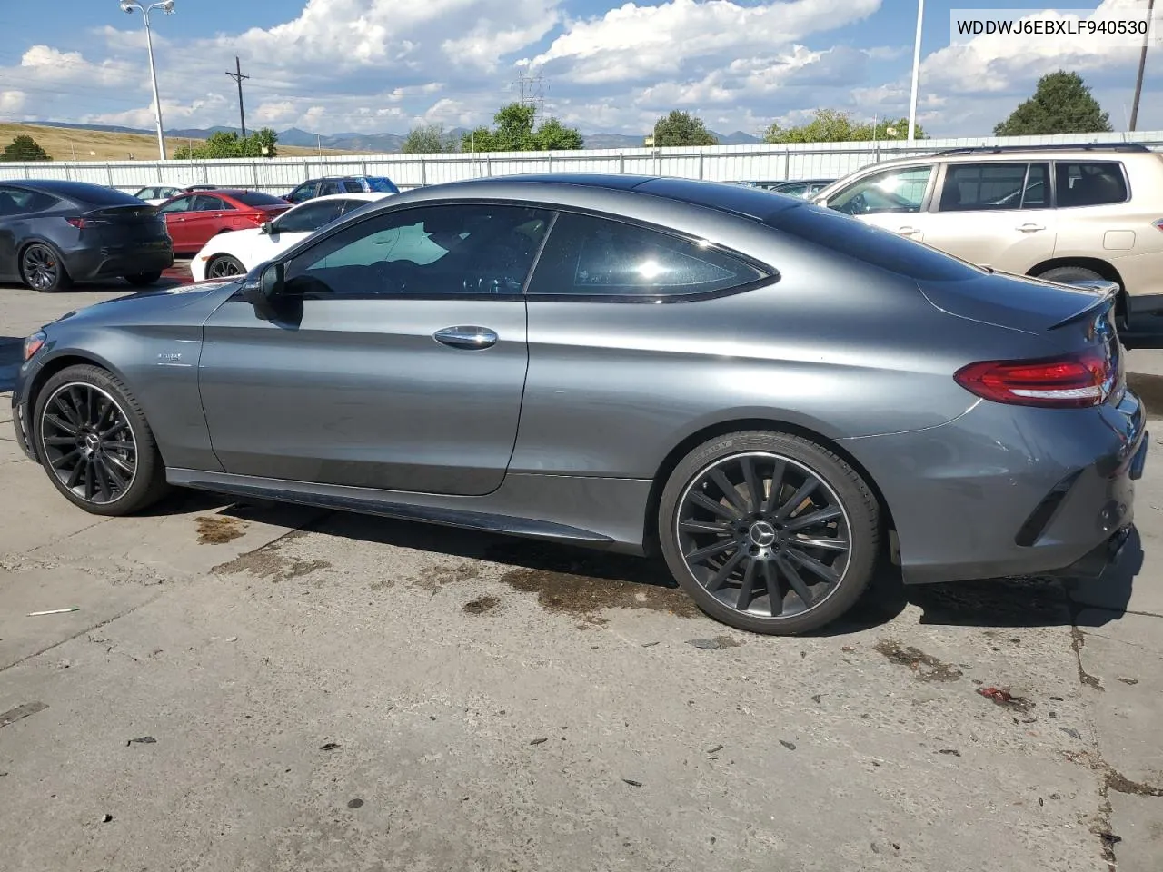 2020 Mercedes-Benz C 43 Amg VIN: WDDWJ6EBXLF940530 Lot: 70847054