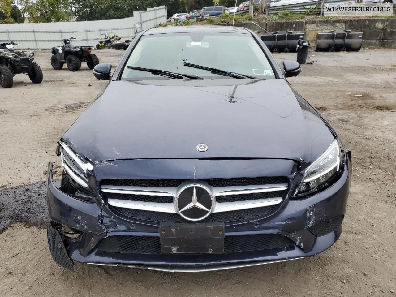 2020 Mercedes-Benz C 300 4Matic VIN: W1KWF8EB3LR601815 Lot: 70926314