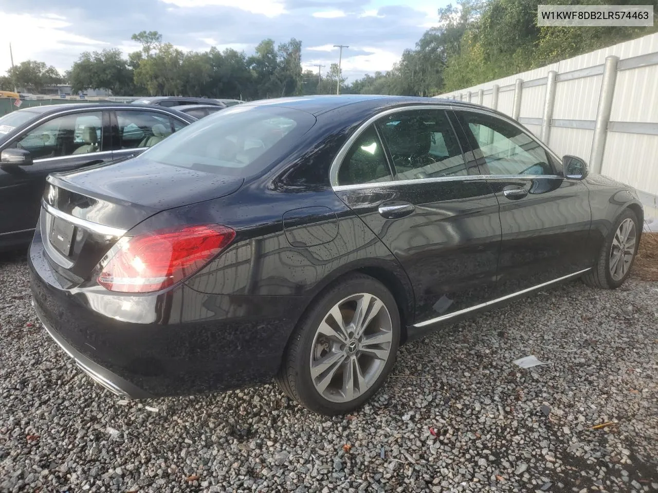 2020 Mercedes-Benz C 300 VIN: W1KWF8DB2LR574463 Lot: 71488154