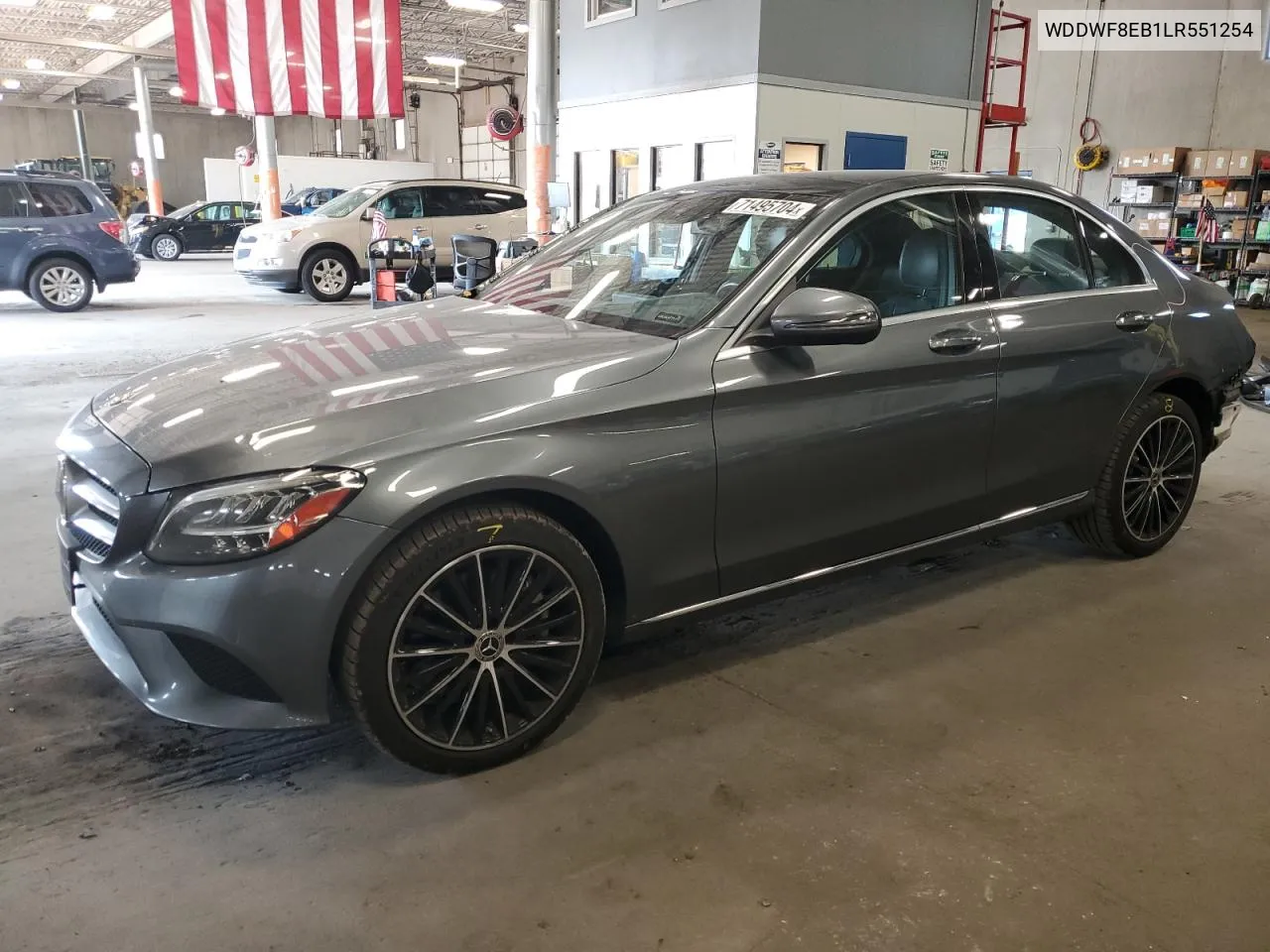 2020 Mercedes-Benz C 300 4Matic VIN: WDDWF8EB1LR551254 Lot: 71495704