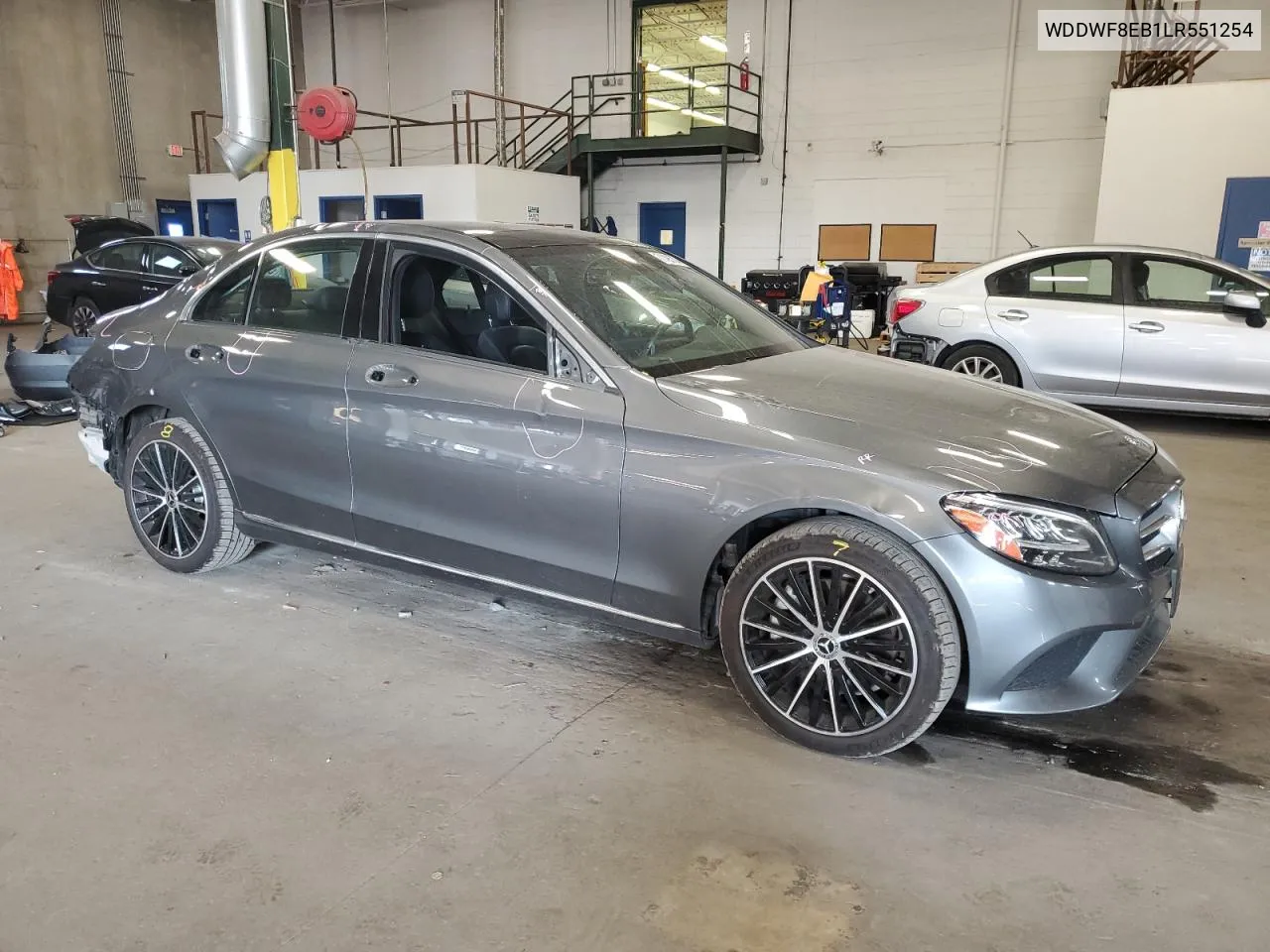 2020 Mercedes-Benz C 300 4Matic VIN: WDDWF8EB1LR551254 Lot: 71495704