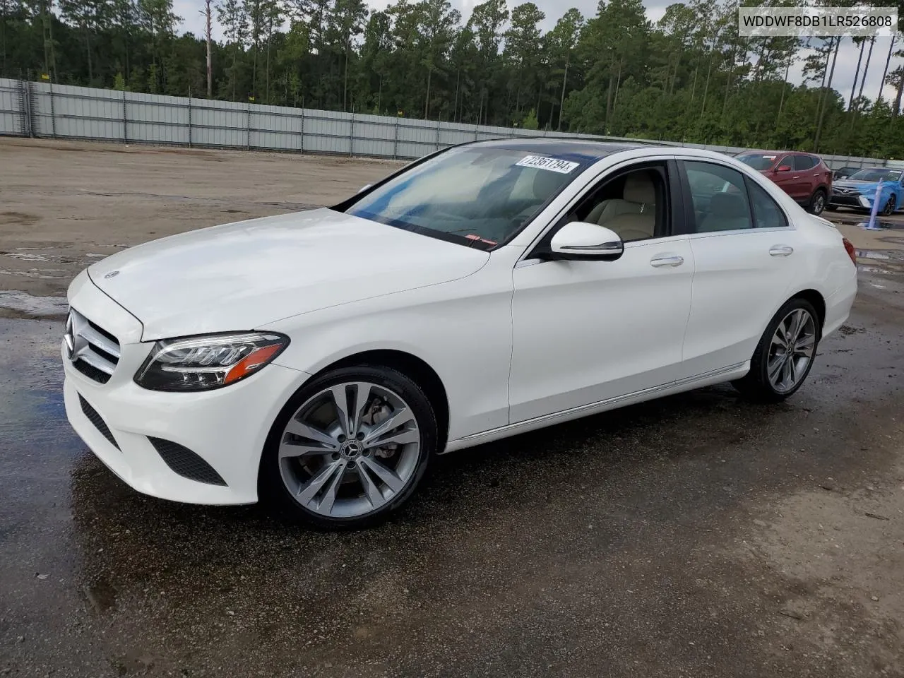 2020 Mercedes-Benz C 300 VIN: WDDWF8DB1LR526808 Lot: 72361794