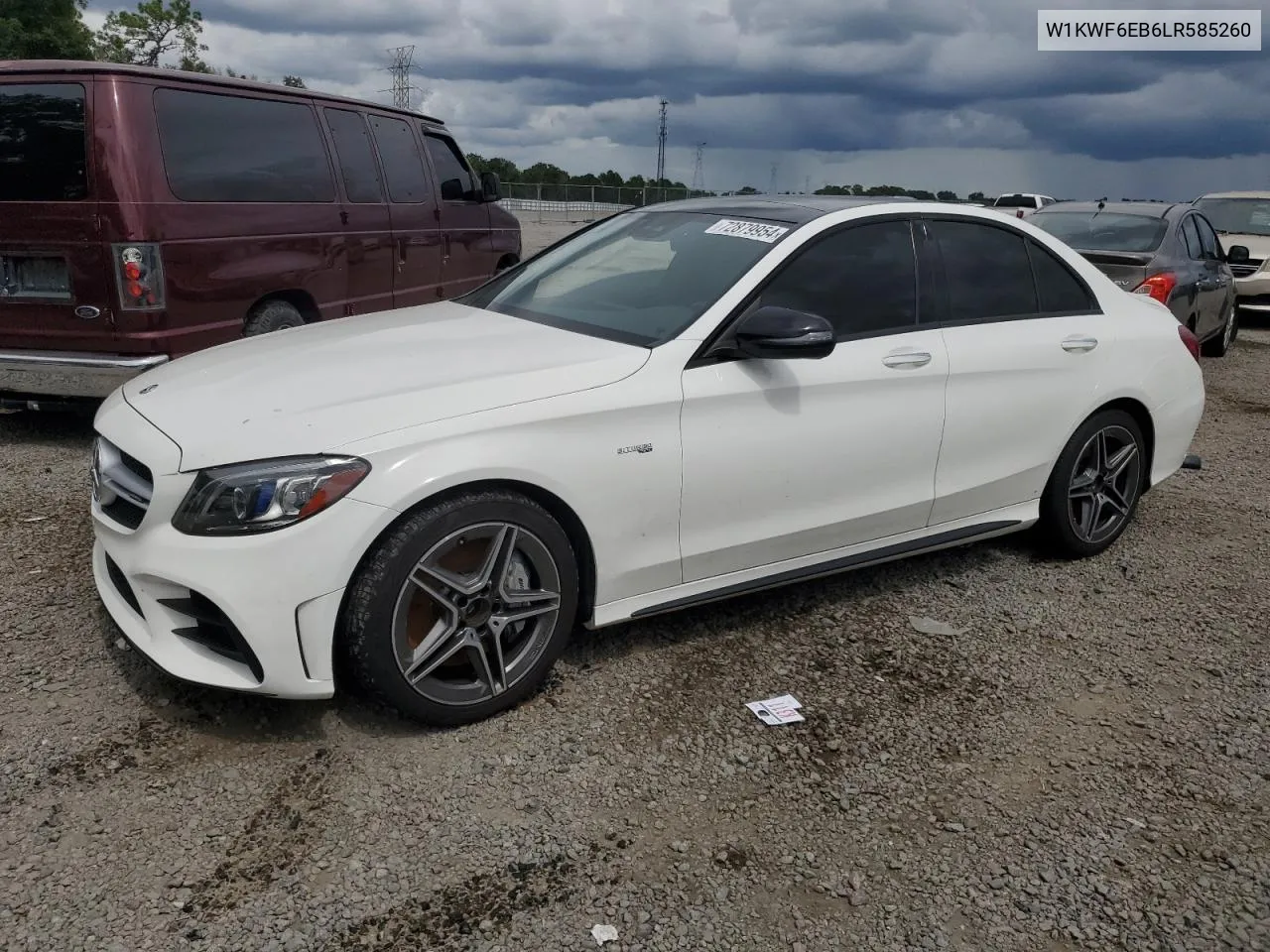 2020 Mercedes-Benz C 43 Amg VIN: W1KWF6EB6LR585260 Lot: 72879954