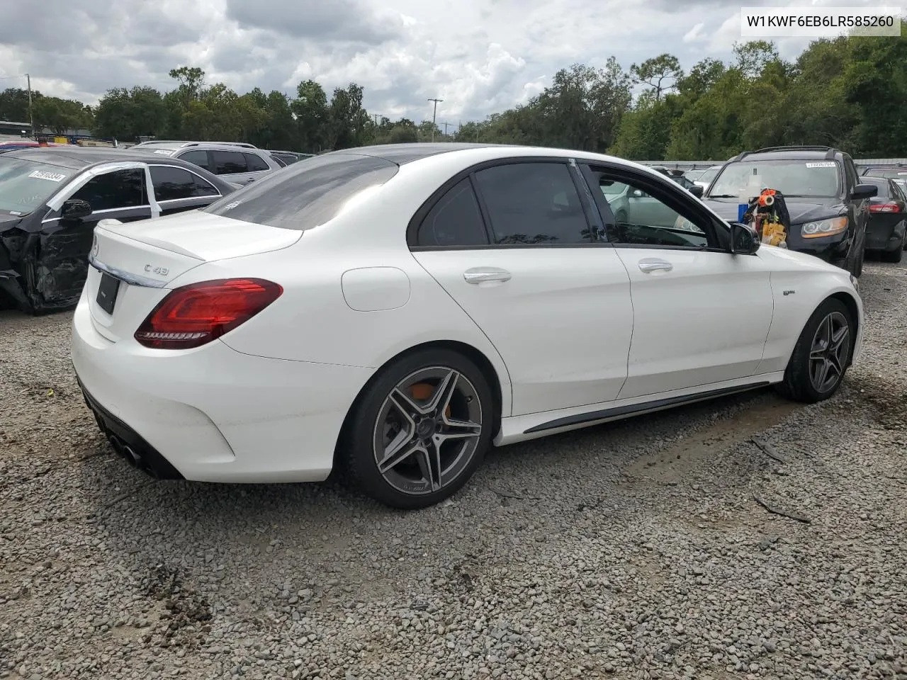 2020 Mercedes-Benz C 43 Amg VIN: W1KWF6EB6LR585260 Lot: 72879954