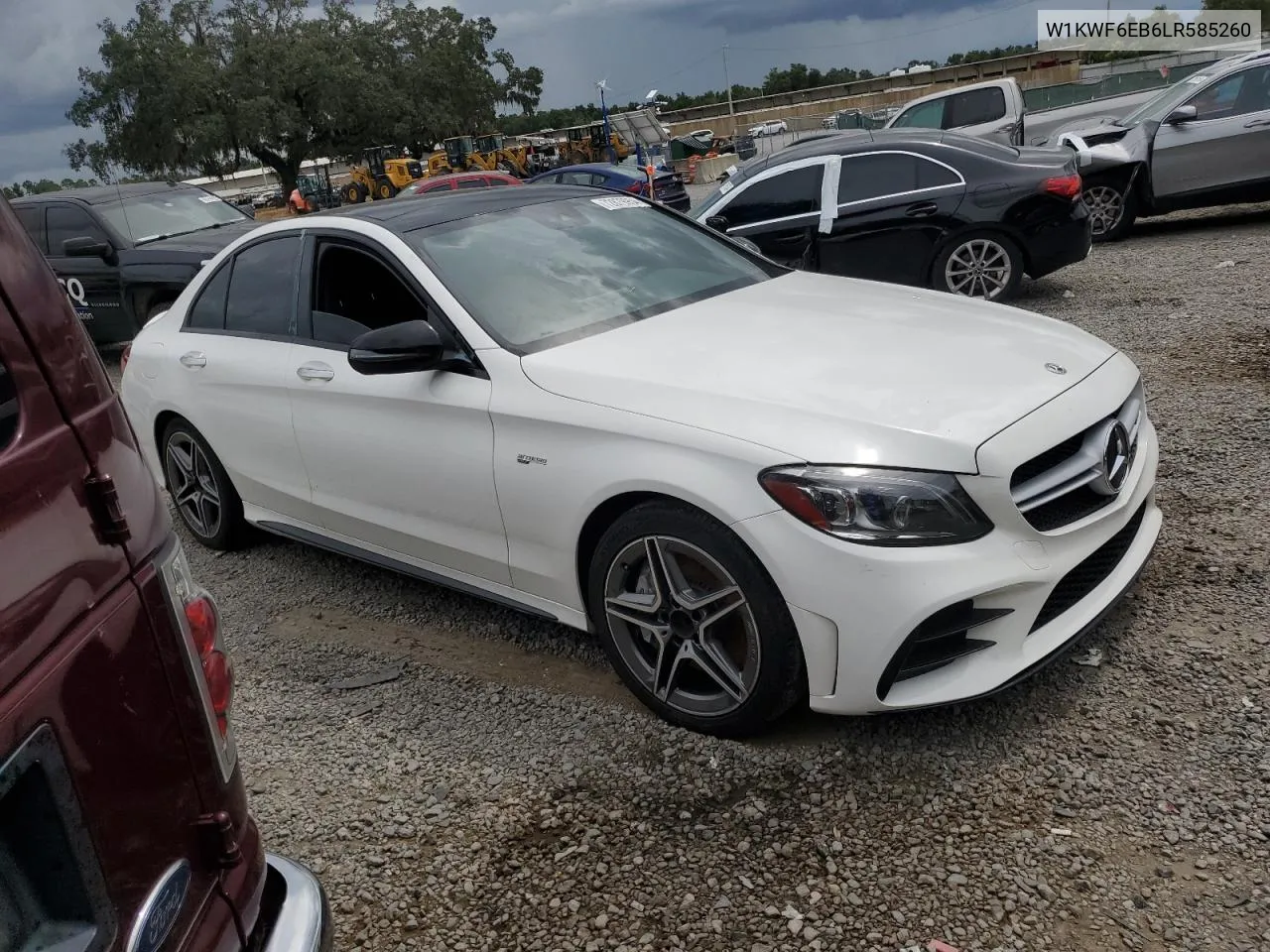 2020 Mercedes-Benz C 43 Amg VIN: W1KWF6EB6LR585260 Lot: 72879954