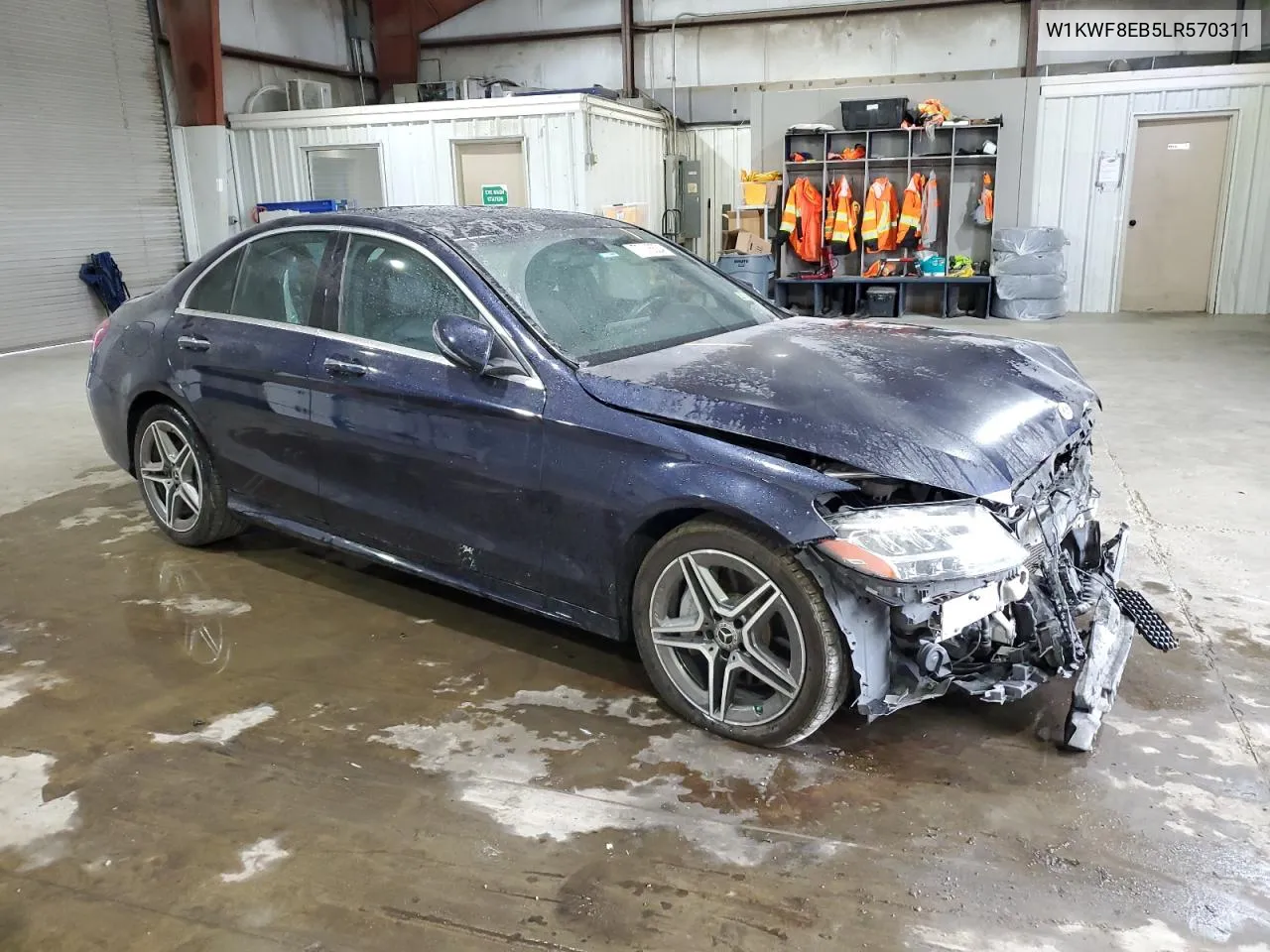 2020 Mercedes-Benz C 300 4Matic VIN: W1KWF8EB5LR570311 Lot: 73016324