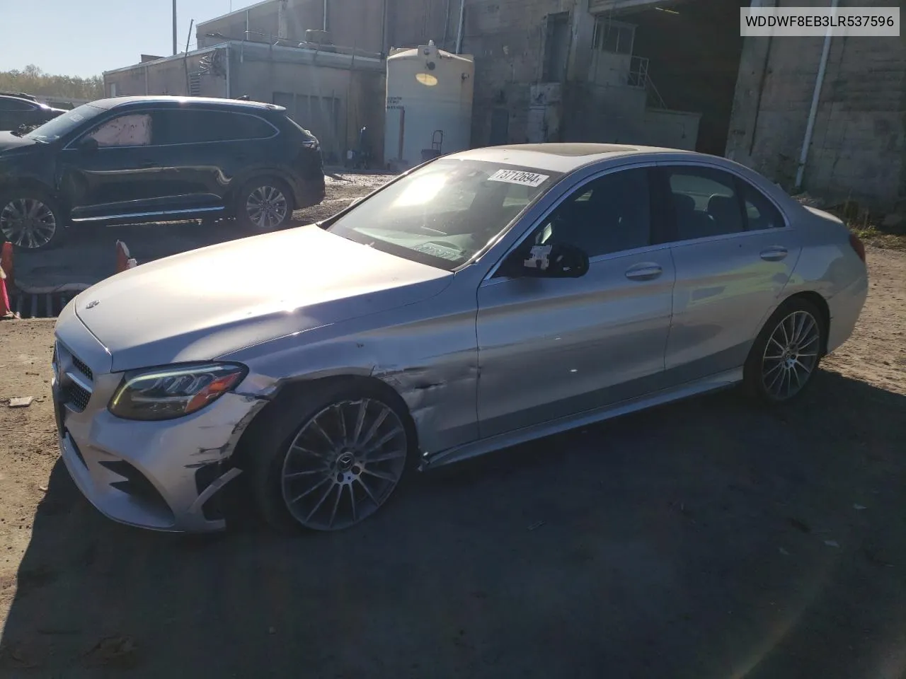 2020 Mercedes-Benz C 300 4Matic VIN: WDDWF8EB3LR537596 Lot: 73712694