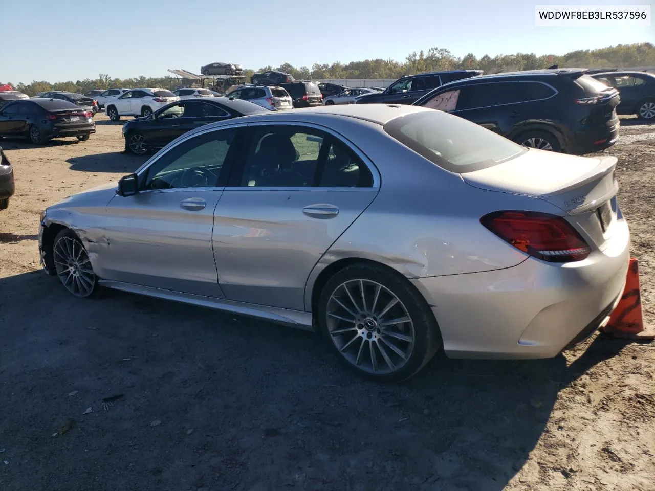 2020 Mercedes-Benz C 300 4Matic VIN: WDDWF8EB3LR537596 Lot: 73712694