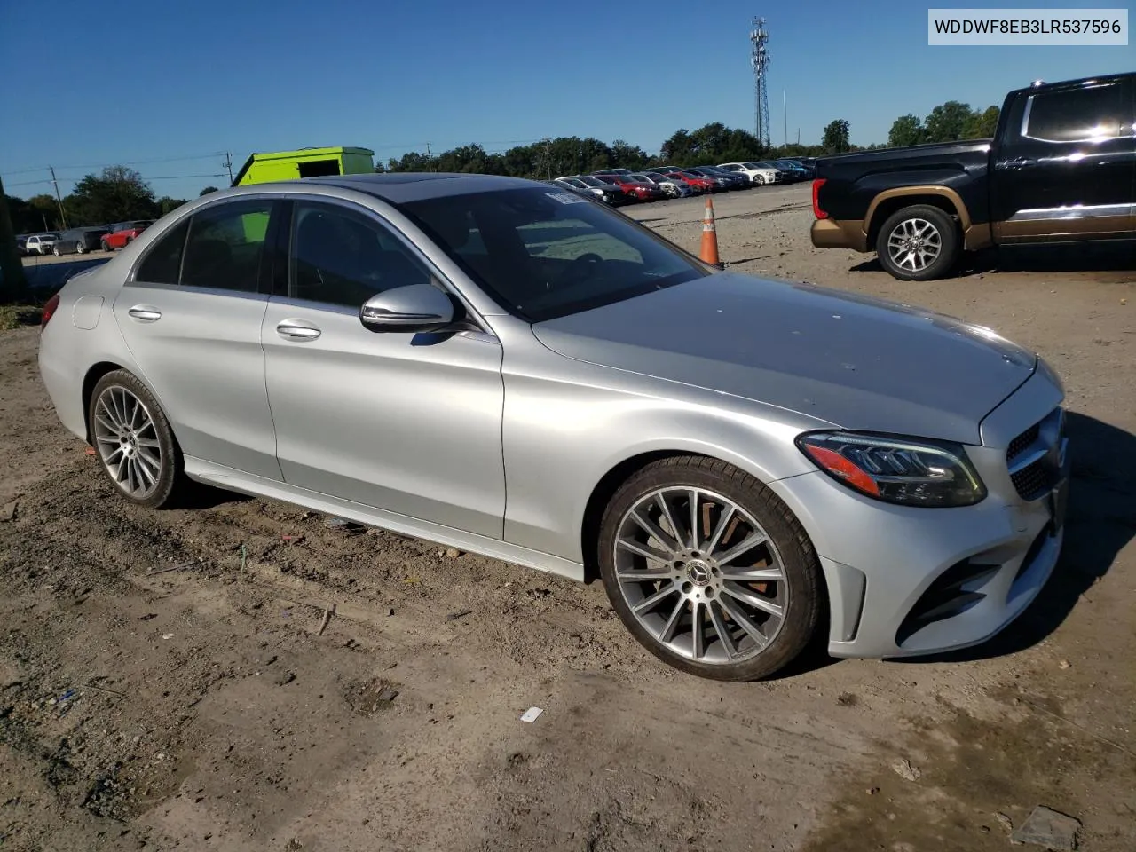 2020 Mercedes-Benz C 300 4Matic VIN: WDDWF8EB3LR537596 Lot: 73712694