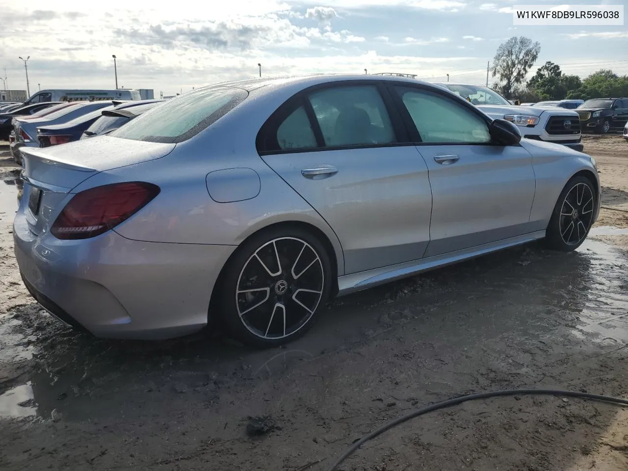 2020 Mercedes-Benz C 300 VIN: W1KWF8DB9LR596038 Lot: 74129054