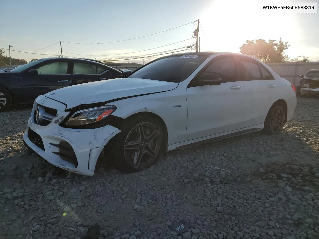 2020 Mercedes-Benz C 43 Amg VIN: W1KWF6EB6LR588319 Lot: 74418094