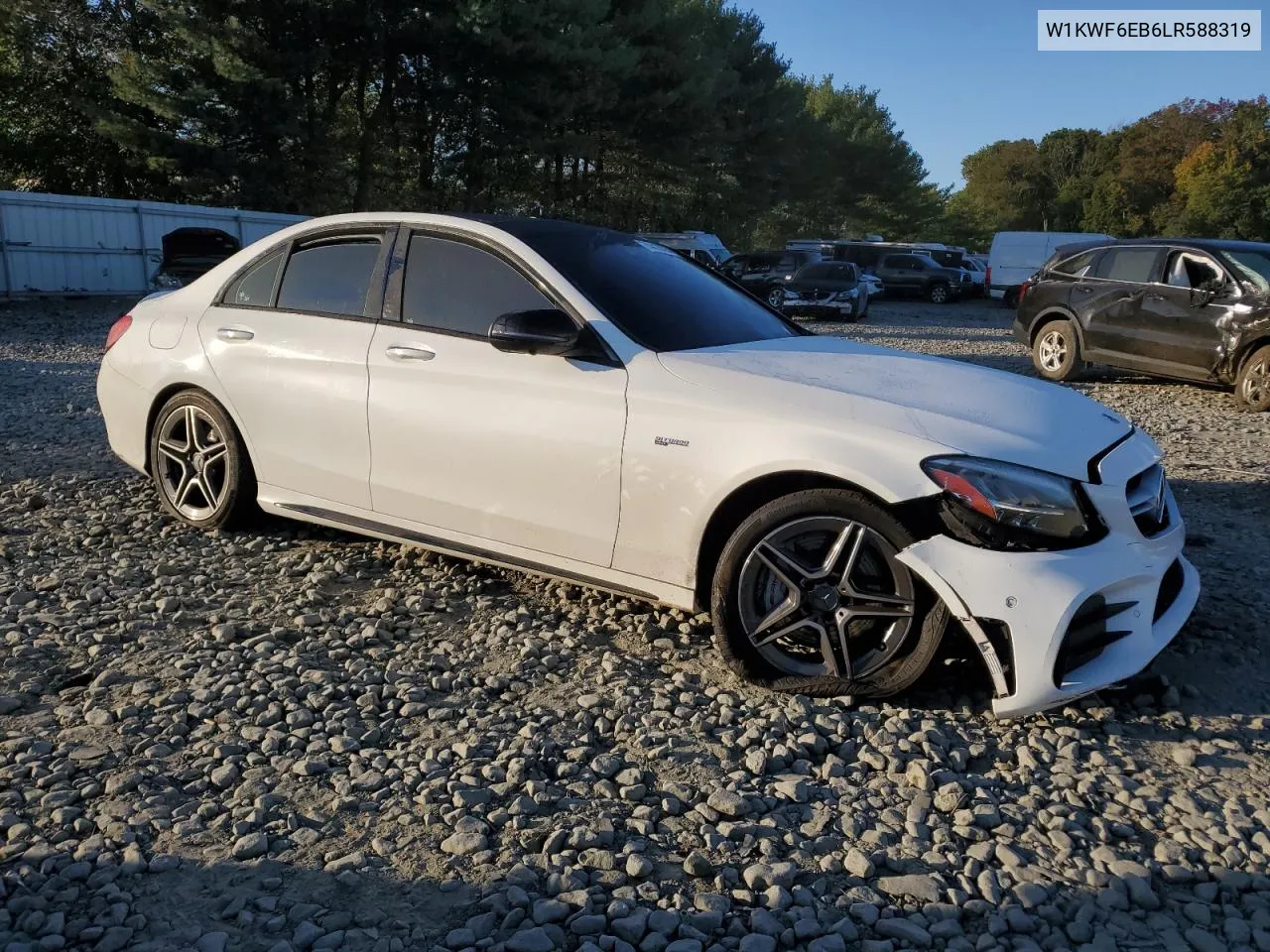 2020 Mercedes-Benz C 43 Amg VIN: W1KWF6EB6LR588319 Lot: 74418094