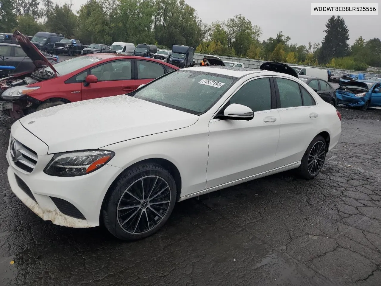 2020 Mercedes-Benz C 300 4Matic VIN: WDDWF8EB8LR525556 Lot: 74572104