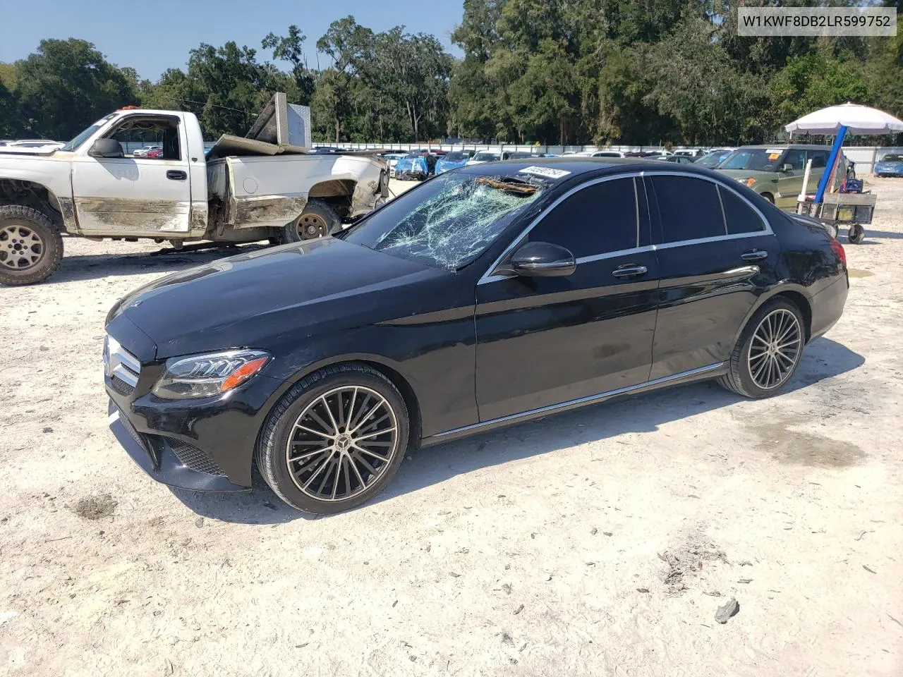 2020 Mercedes-Benz C 300 VIN: W1KWF8DB2LR599752 Lot: 74590754