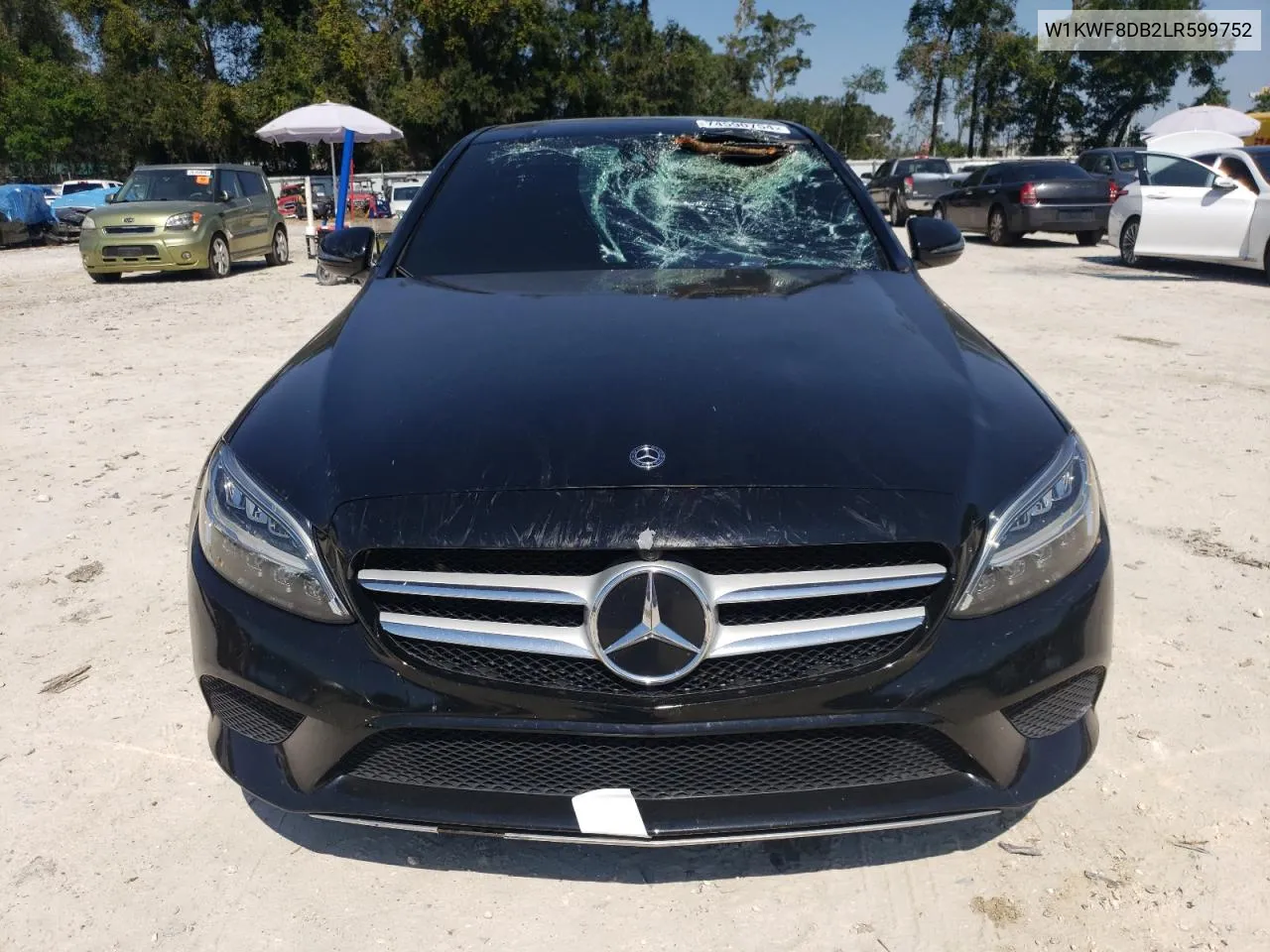 2020 Mercedes-Benz C 300 VIN: W1KWF8DB2LR599752 Lot: 74590754