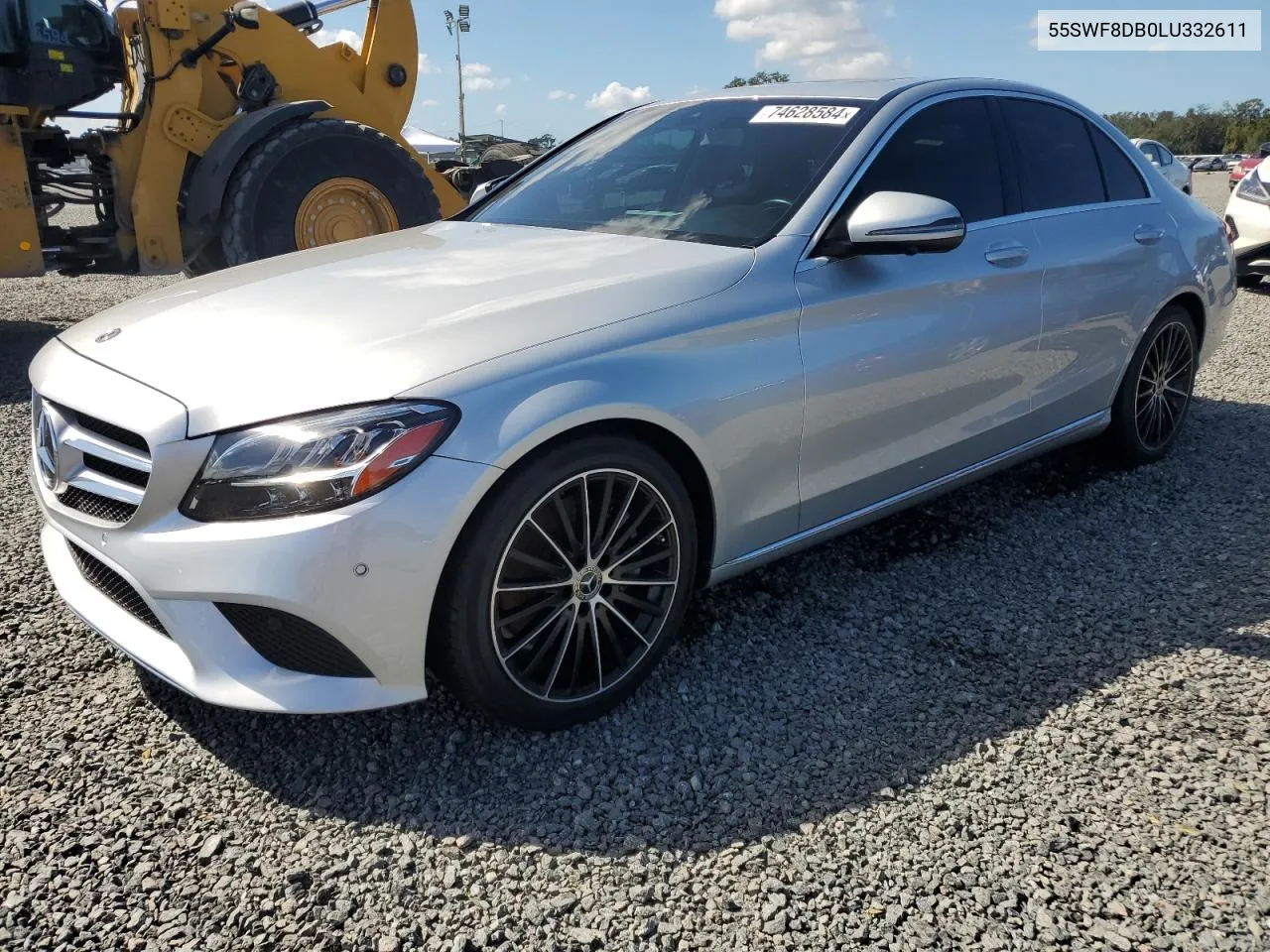 2020 Mercedes-Benz C 300 VIN: 55SWF8DB0LU332611 Lot: 74628584