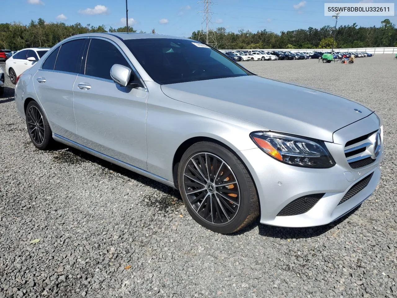 2020 Mercedes-Benz C 300 VIN: 55SWF8DB0LU332611 Lot: 74628584