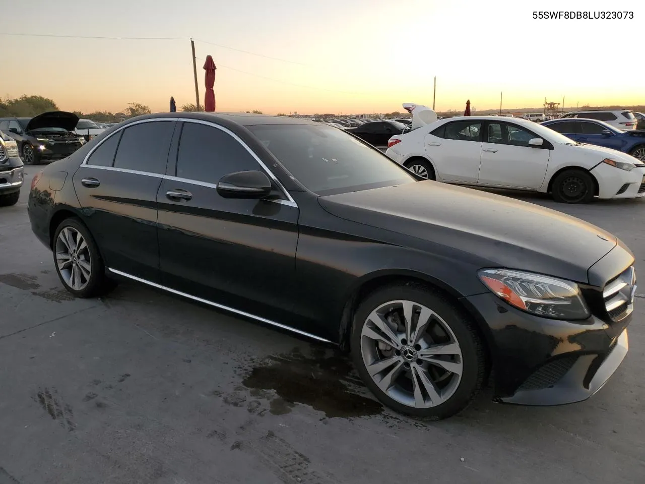 2020 Mercedes-Benz C 300 VIN: 55SWF8DB8LU323073 Lot: 74789434