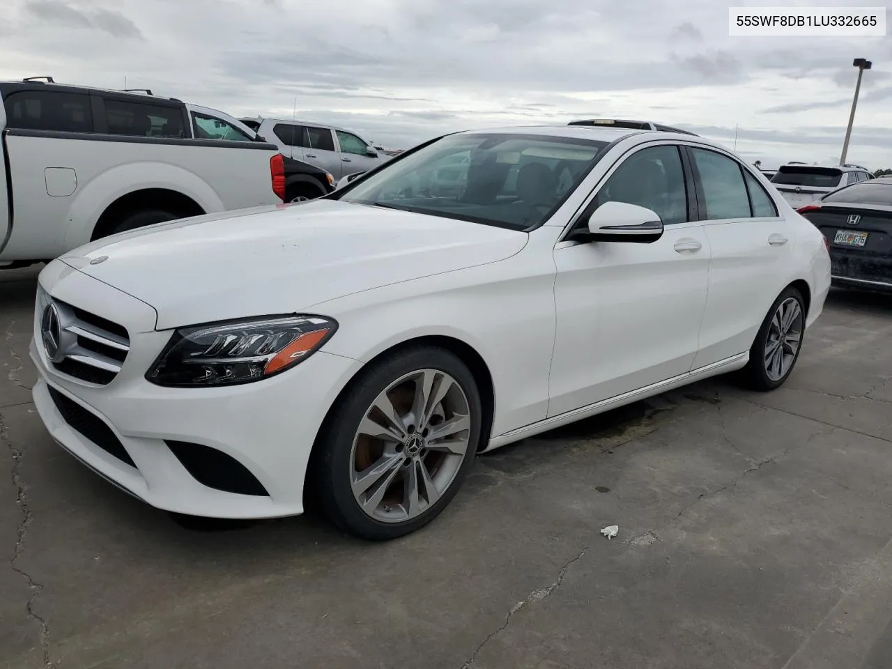 2020 Mercedes-Benz C 300 VIN: 55SWF8DB1LU332665 Lot: 74930644