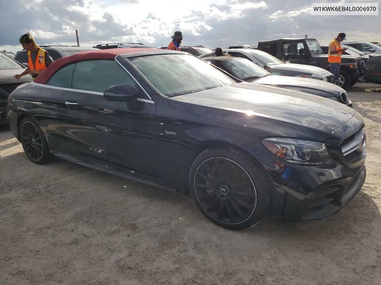 2020 Mercedes-Benz C 43 Amg VIN: W1KWK6EB4LG006970 Lot: 75126824