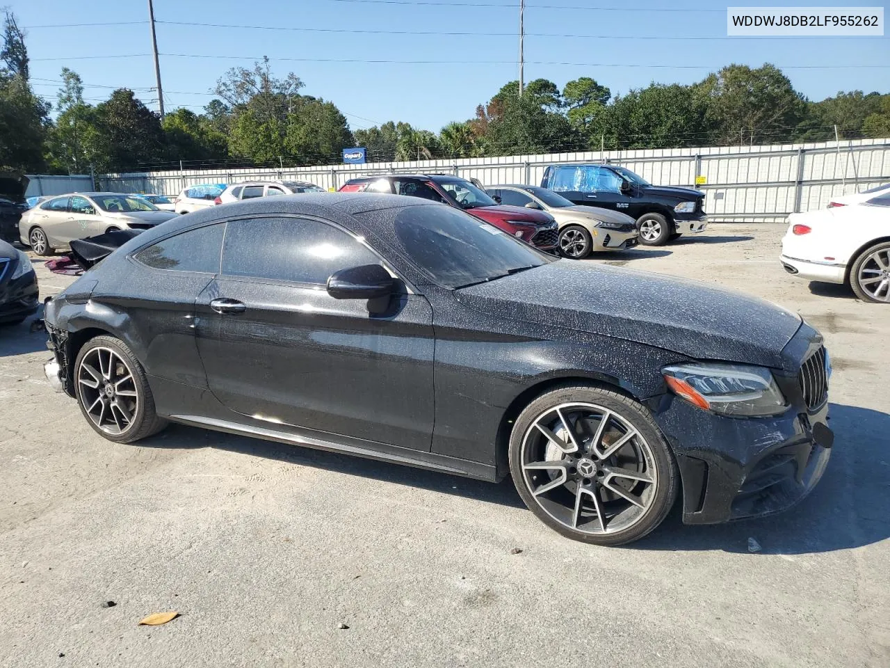 2020 Mercedes-Benz C 300 VIN: WDDWJ8DB2LF955262 Lot: 75243434