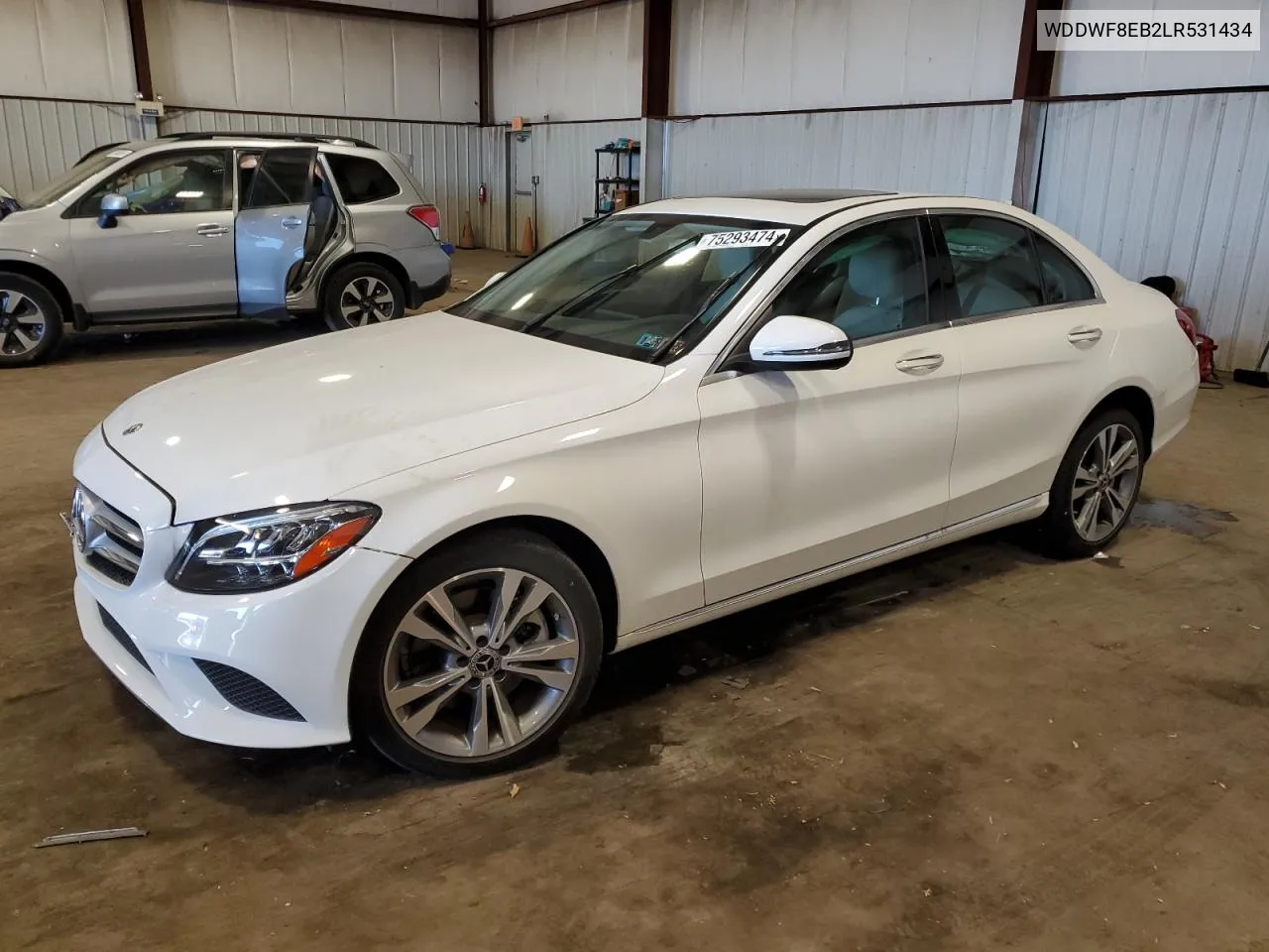 2020 Mercedes-Benz C 300 4Matic VIN: WDDWF8EB2LR531434 Lot: 75293474