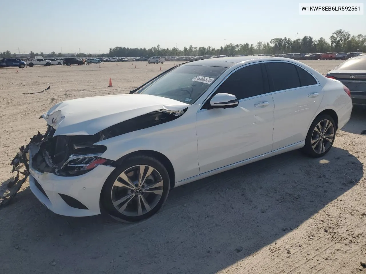 2020 Mercedes-Benz C 300 4Matic VIN: W1KWF8EB6LR592561 Lot: 75366334