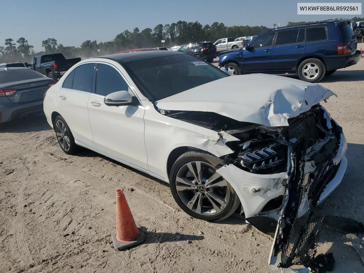 2020 Mercedes-Benz C 300 4Matic VIN: W1KWF8EB6LR592561 Lot: 75366334